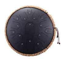 Stalen Tongue Drum, 13 inch, 15 tonen