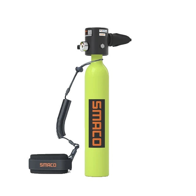 Scuba Diving Tank, 05L Capacity, Hand Pump