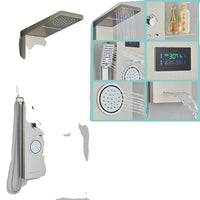 LED Shower Panel, Waterfall Rain Shower, SPA Massage Jet