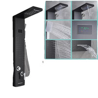 LED Shower Panel, Waterfall Rain Shower, SPA Massage Jet