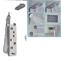 LED Shower Panel, Waterfall Rain Shower, SPA Massage Jet