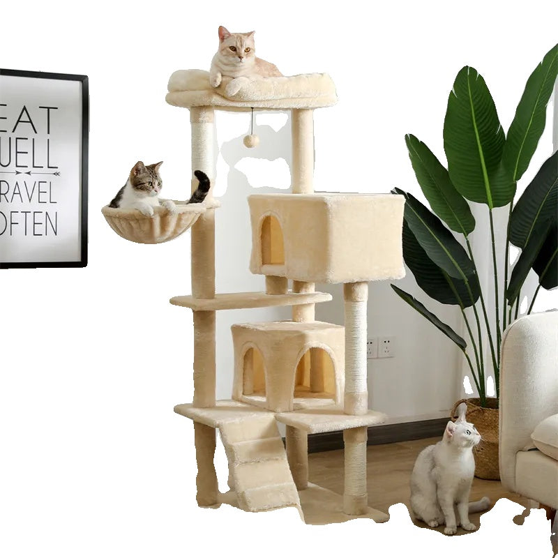 Copac pentru pisici, turn înalt pentru pisici, conac mare pentru pisici