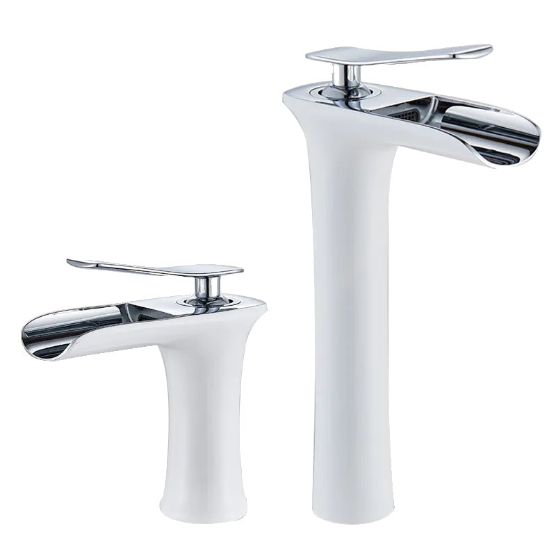 Basin Faucet, Waterfall Design, Single Handle