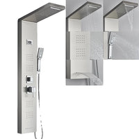 Shower Panel Tower System, Wall Mounted, Temperature Screen