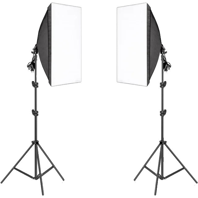 Fotograferingslysningssæt, Softbox-lysning, Professionelt lysystem