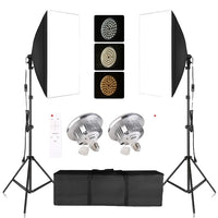 Photography Softbox Lighting Kits, 50x70CM, Continuous Light System