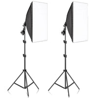 Fotografering Softbox Belysningskit, 50x70CM, Kontinuerligt Lys System