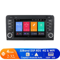 Audi A3 Bil Multimedieafspiller, Android 10, GPS Navigation