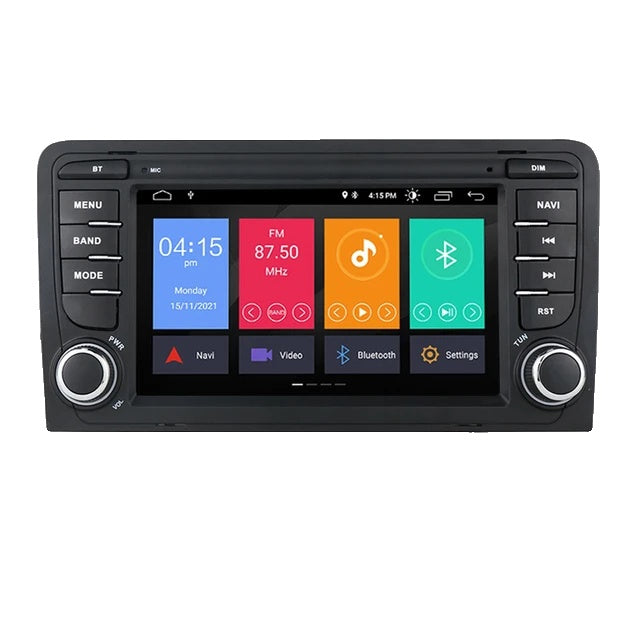 Audi A3 Car Multimedia Player, Android 10, GPS Navigation, WIFI Connectivity