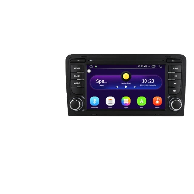 Audi A3 -auton multimediasoitin, Android 10, GPS-navigointi