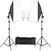 Fotografi Softbox, Kontinuerligt Lys System, 2M Stativ Tripod