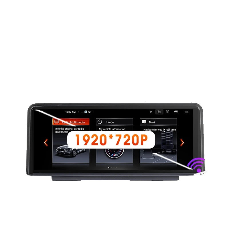 Bilradio Android 12, 8G 256G, BMW 1-serien F20 F21/3-serien F30 F31 F34/4-serien F32 F33 F36