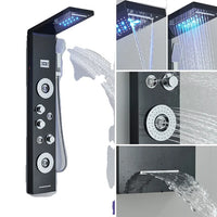 Shower Column, LED Rainfall, Massage Jet