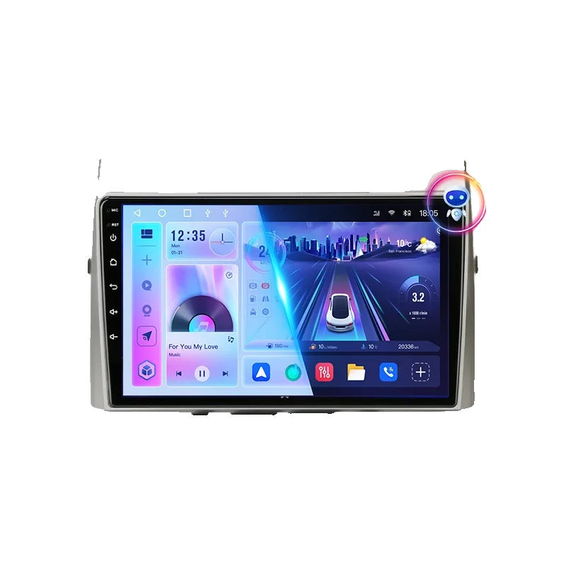 Toyota Corolla Verso AR10, Android 12, Player Multimedia Radio Auto