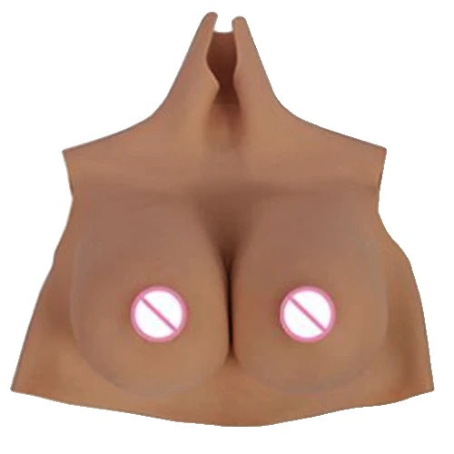Drag Queen Bröstplatta, Silikonbröstformer, Stora Bröst