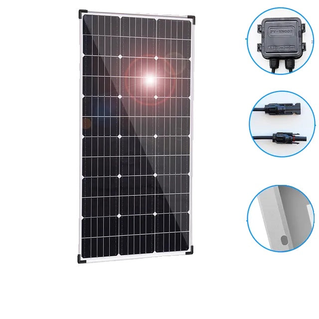 Solarpanel-Set, Komplettes 300W System, Wasserdicht