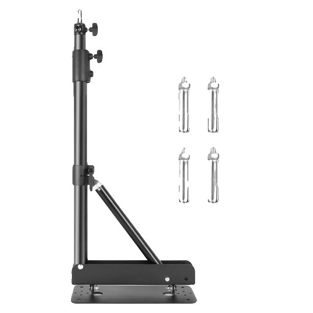 Photography Studio Wall Mount Boom Arm, 180º Flexible Rotation, Support for Camera, Mic, Softbox