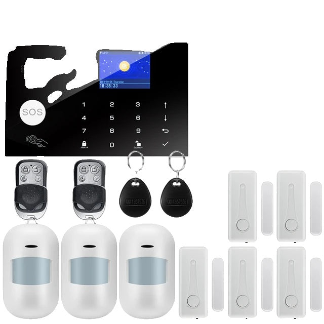 Smart Home Alarm System, Trådløs Kontrol, App Integration