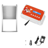 Ușa pentru cotetul de pui, cronometru și senzor de lumină, ecran LCD