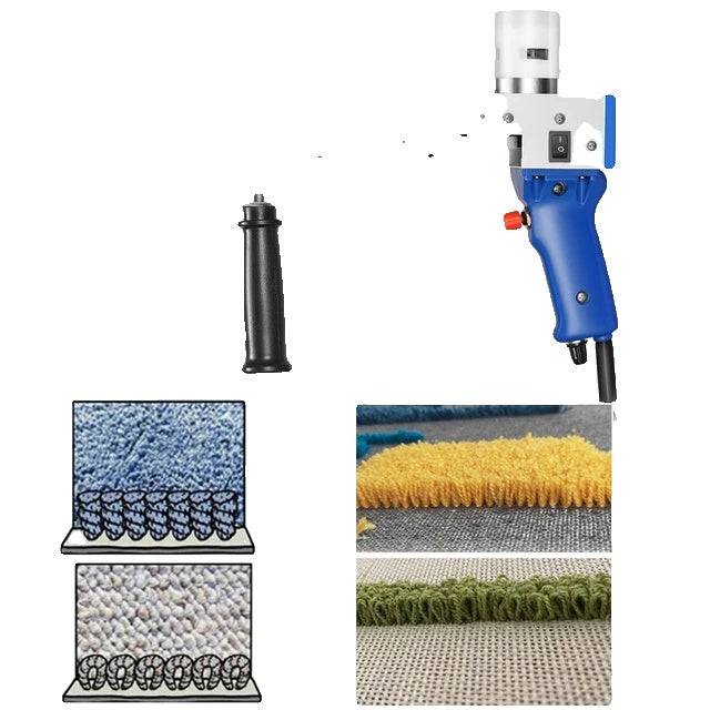 Tuftningspistol startpaket, elektrisk mattvävning, mattillverkningspaket