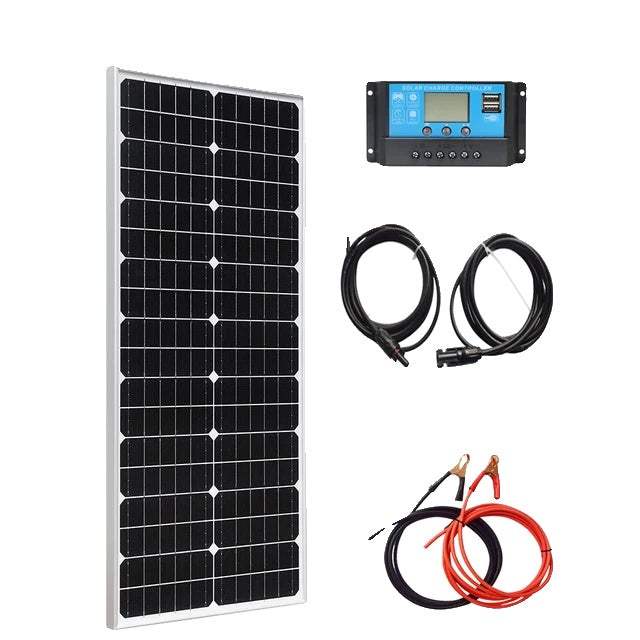 Solar Panel, 18V Monocrystalline Silicon, Waterproof