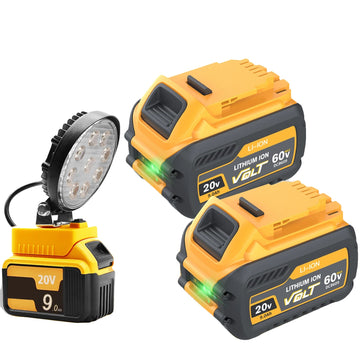 Baterie de înlocuire Dewalt, 60Ah/90Ah, compatibilă cu sculele FlexVolt