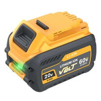 Dewalt ersättningsbatteri, 60Ah/90Ah, Kompatibelt med FlexVolt-verktyg