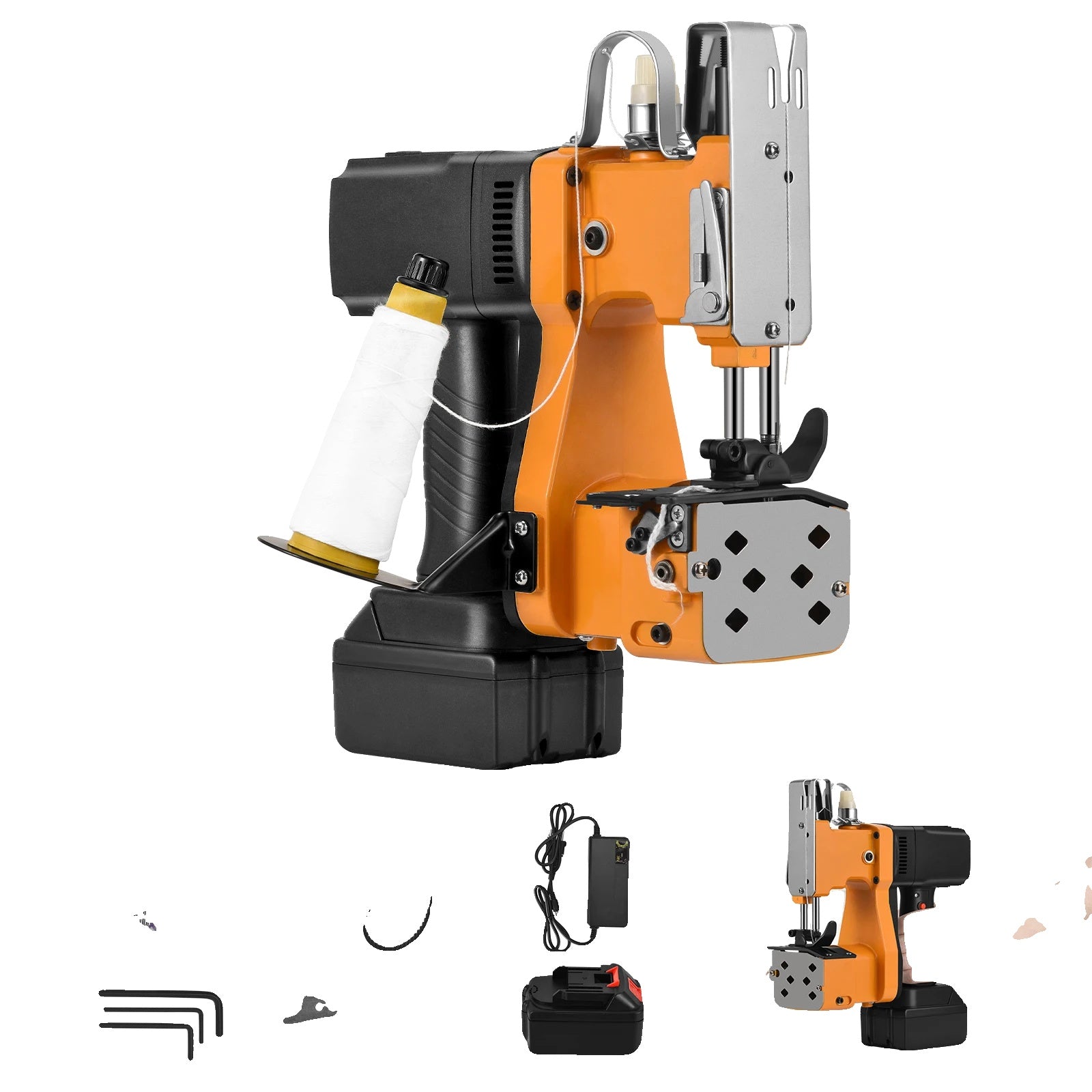 Tragbare Taschennähmaschine, elektrische Industrieverpackungsmaschine, 2200 mAh Lithium-Batterie