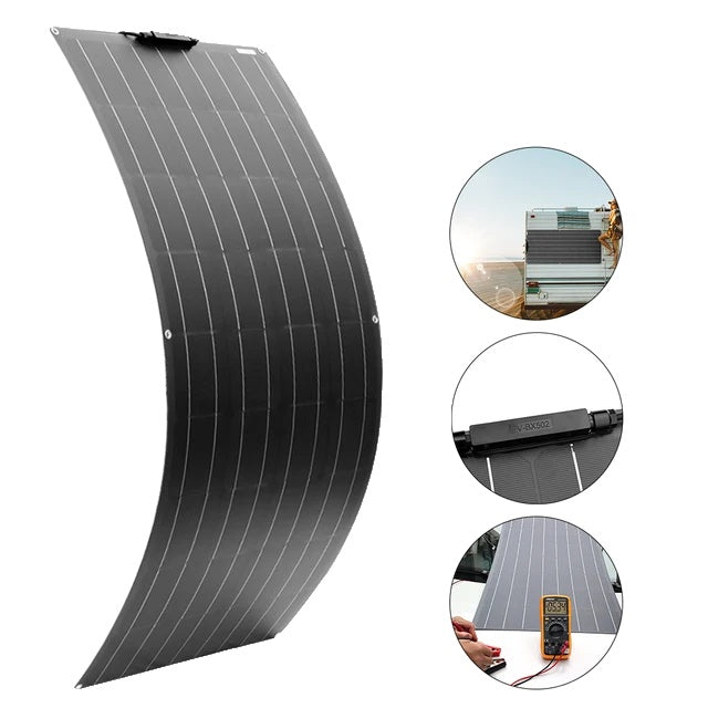 Flexible Solarpanel, 150W, 18v Ladung