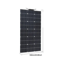 Panou solar flexibil, 150W, încărcare de 18v