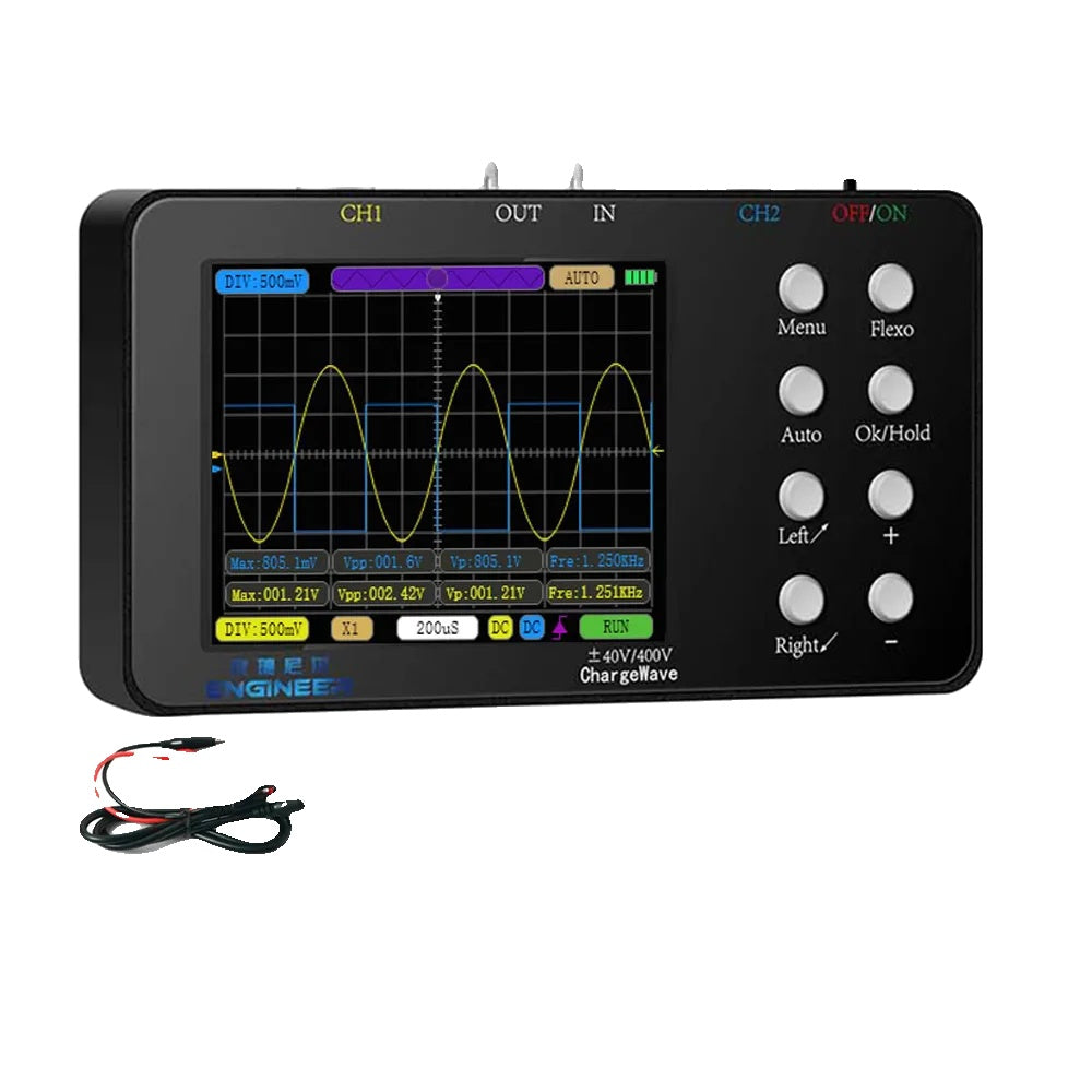 Digitale Oscilloscoop, 10M Analoge Bandbreedte, 50M Sampling Snelheid