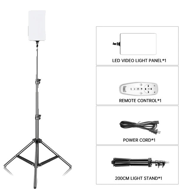 LED Video Lys, 90W, Dæmpbar