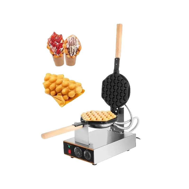 Bubble-Waffeleisen, 1400W, 180° drehbar