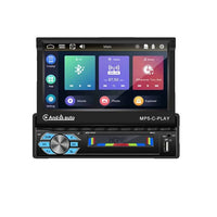 Car Radio GPS Navigation, Retractable Screen, Multimedia Player