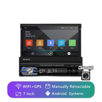 Car Radio GPS Navigation, Retractable Screen, Multimedia Player