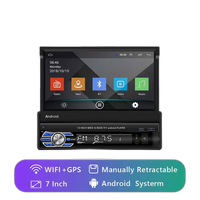 Car Radio GPS Navigation, Retractable Screen, Multimedia Player