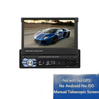 Car Radio GPS Navigation, Retractable Screen, Multimedia Player