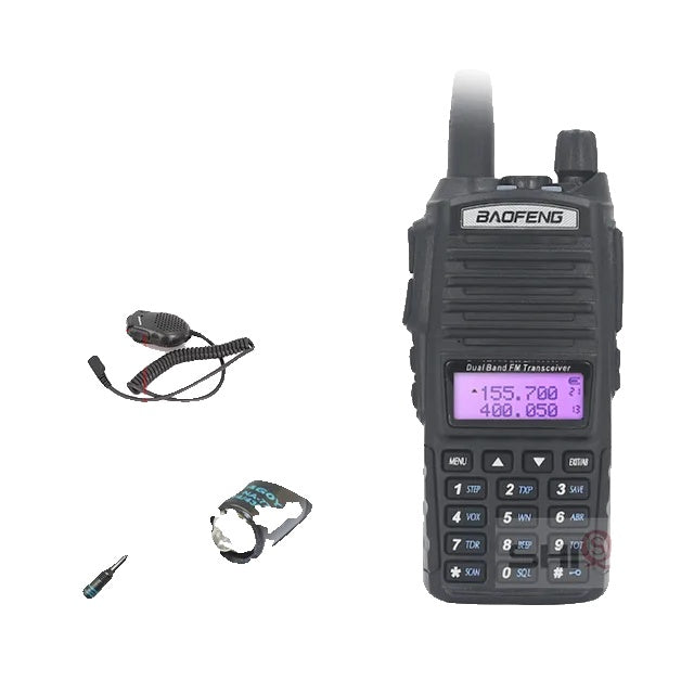 Baofeng UV-82 Walkie Talkie, 8W Power Output, Dual PTT Feature