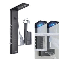 LED Shower Panel, Waterfall Rain, Digital Display