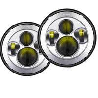 Jeep Wrangler LED-Scheinwerfer, 7 Zoll, Fern-/Abblendlicht
