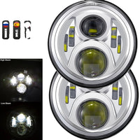 Jeep Wrangler LED-Scheinwerfer, 7 Zoll, Fern-/Abblendlicht