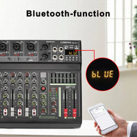 Dj Mixer, 4 Channels, 16 Dsp, 48V Phantom Power