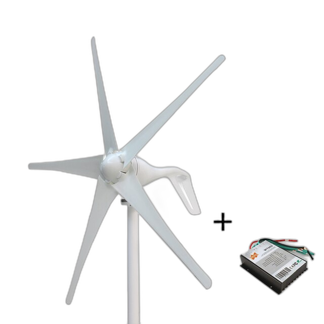 Windturbinegenerator, 400W vermogensopbrengst, geschikt voor thuisgebruik.