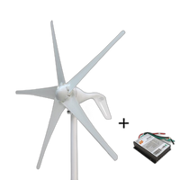 Windturbinegenerator, 400W vermogensopbrengst, geschikt voor thuisgebruik.