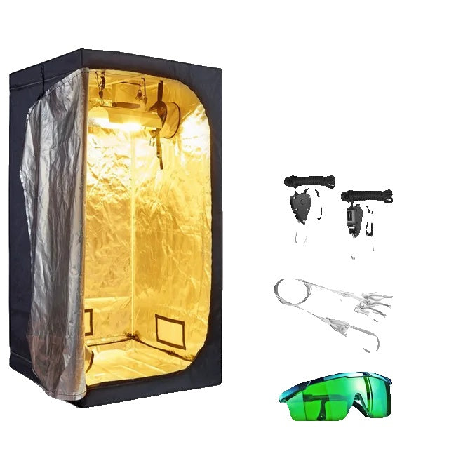 Indendørs Grow Tent Kit, LED Grow Light, Flere Størrelsesmuligheder