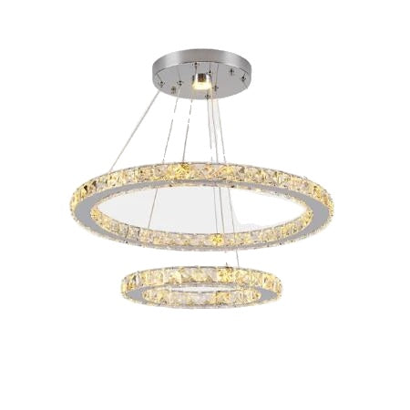 Candelabru cu lumini suspendate, Cristal K9, Design nordic