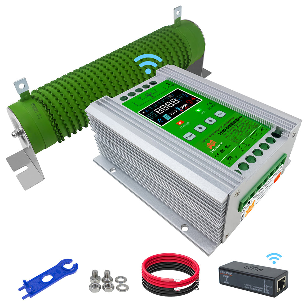 Wind Solar Hybride Laadregelaar, MPPT, Automatische Spanningsdetectie