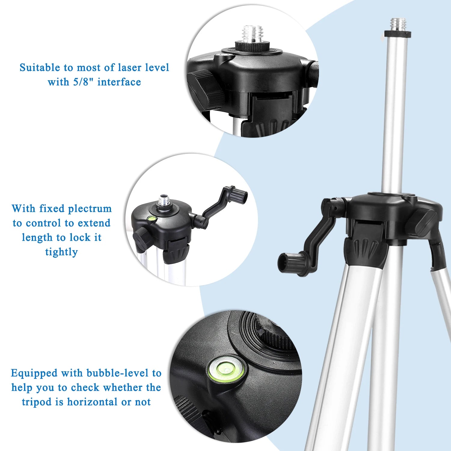 Laser-tasoitin, 16 viivaa, itsetasaus