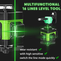Laser-Nivelliergerät, 16 Linien, USB wiederaufladbar