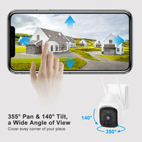 Camera PTZ 4G, alimentată de panou solar, baterie de 18000mAh